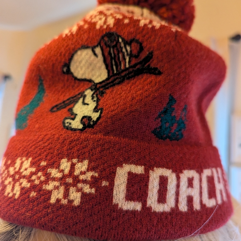 Coach X Peanuts Snoopy Limited Edition Beanie - Picture 3 of 7